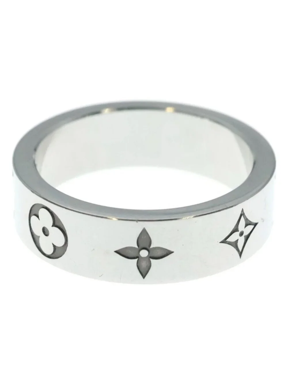 Louis Vuitton Ring LV Mosaic Monogram Silver